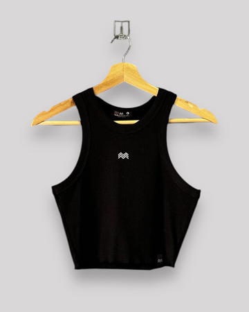 Tank Top Rib Negro